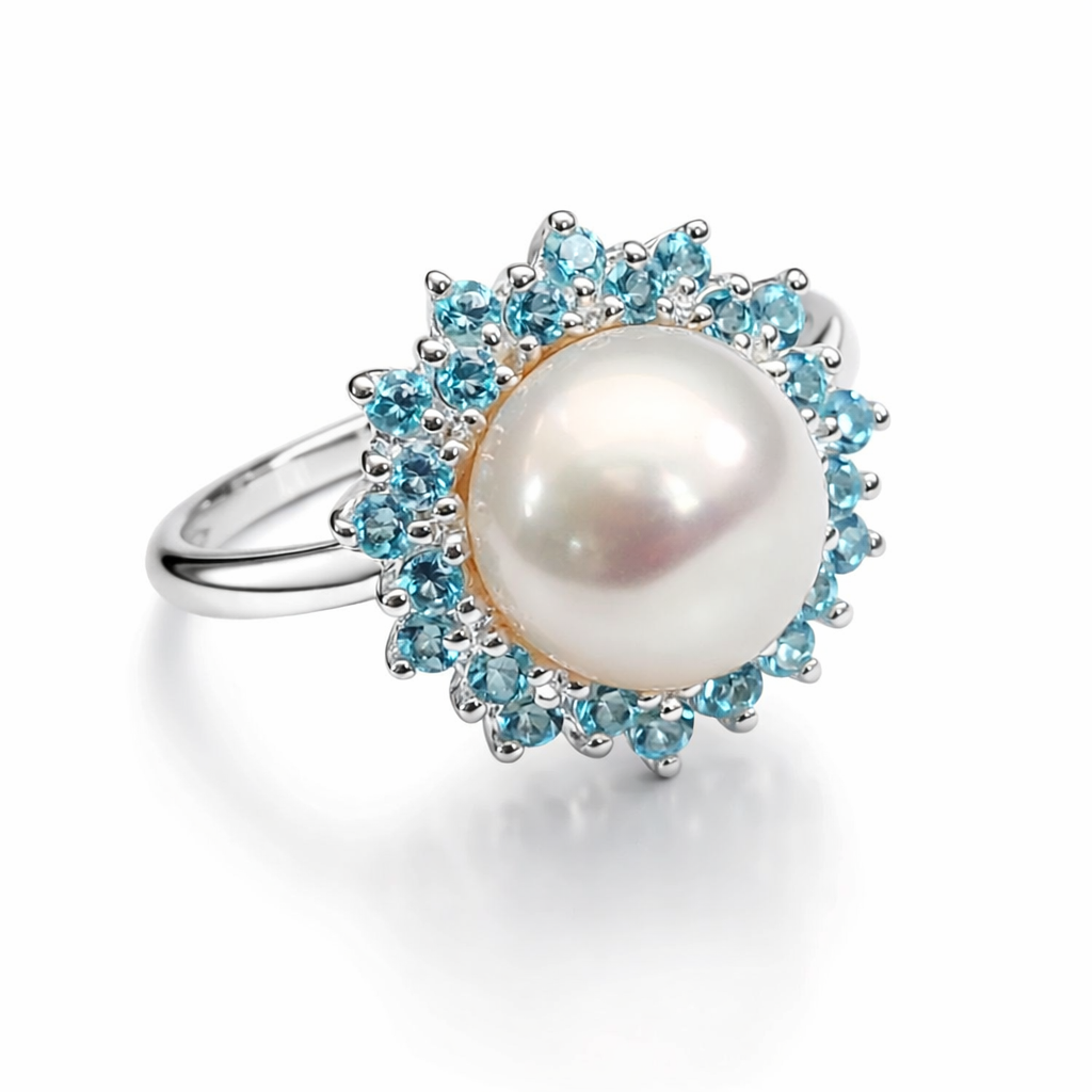 Zoetwaterparel ring