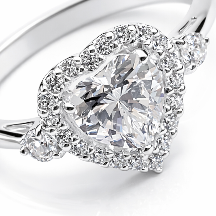 cubic zirconia stacking ring