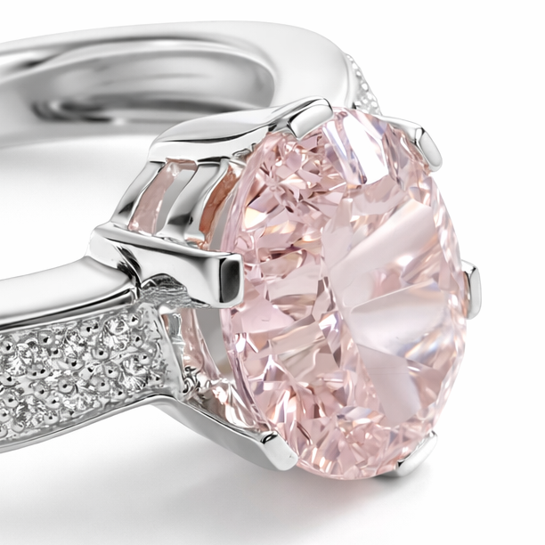 Pink Stone Cocktail Ring