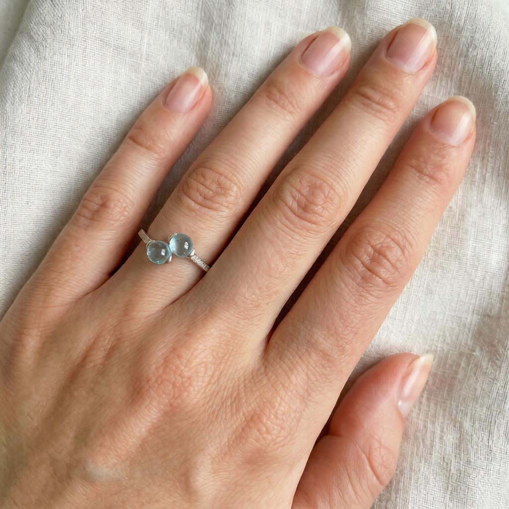moi toi topaz silver ring