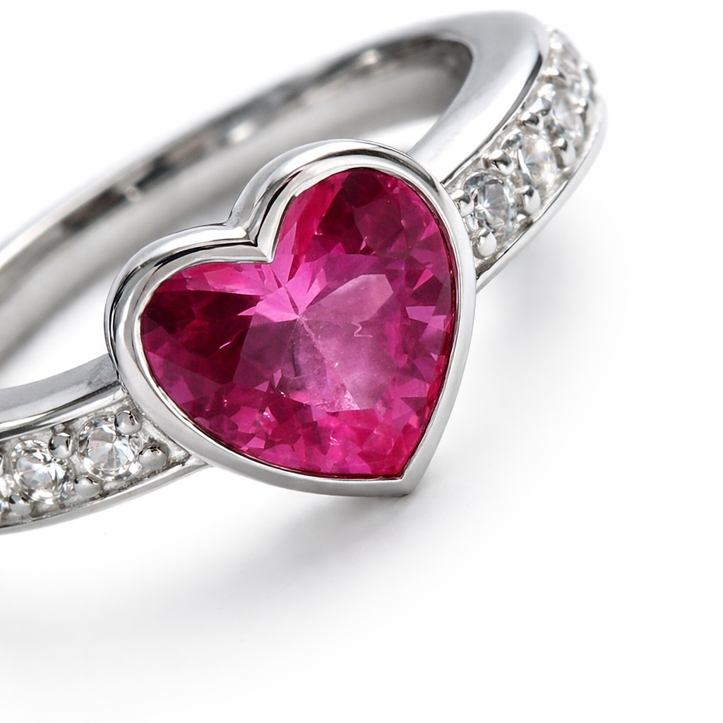 pink heart sapphire ring1